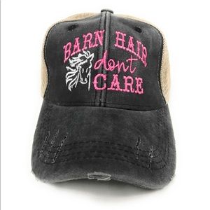 Barn Hair Don’t Care Custom Trucker Hat Ball Cap